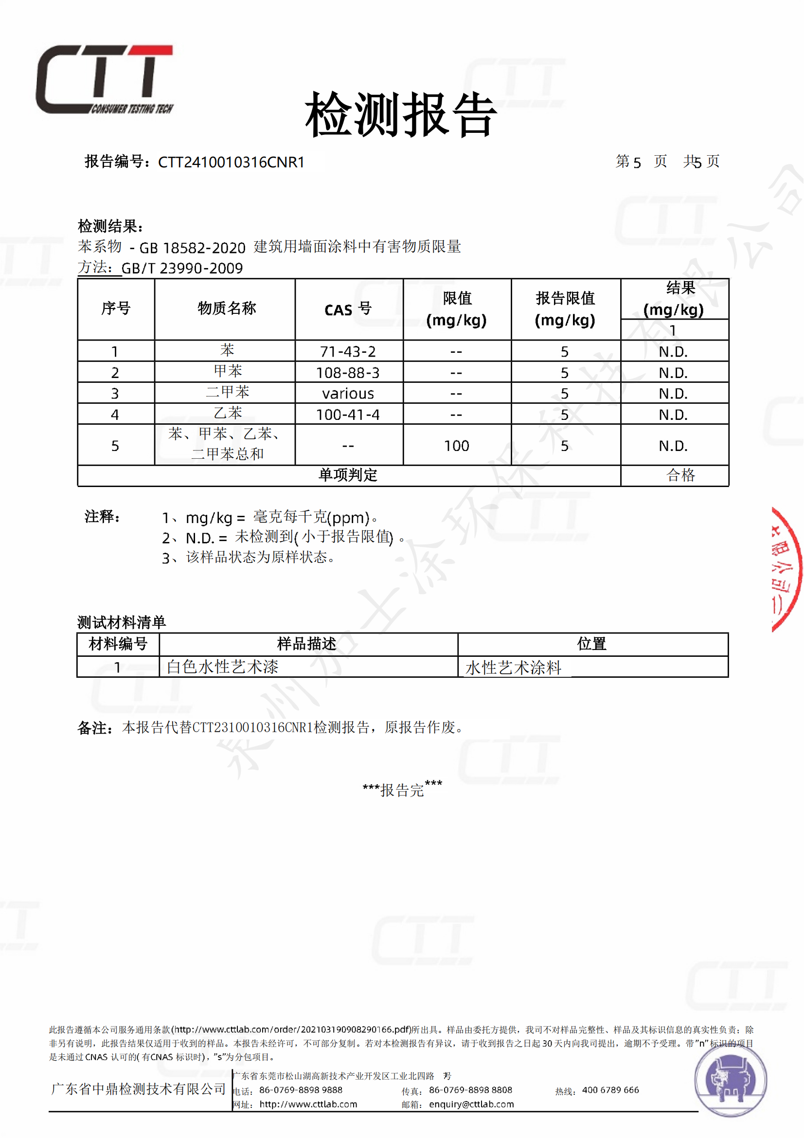 檢測(cè)報(bào)告